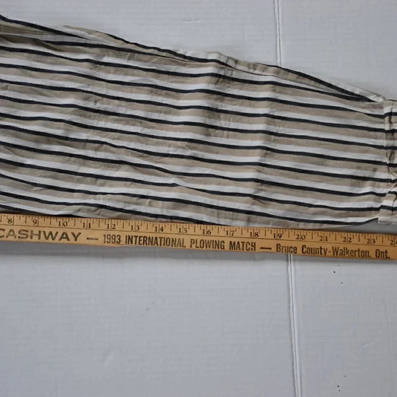 Striped Pants with Tie up  Waist - Picture 7 of 9